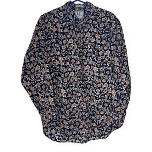Vintage Women’s Floral Long Sleeve Shirt. Size: Medium 100% Cotton
